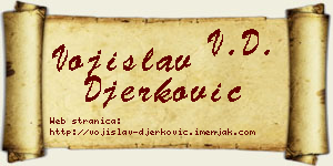 Vojislav Đerković vizit kartica